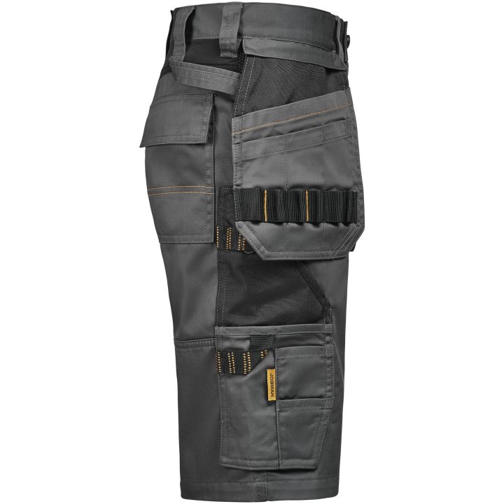 Hantverksshorts Dam 2337 Semistretch Mörkgrå/svart Jobman – bild 4