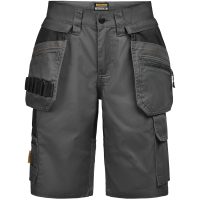 Hantverksshorts Dam 2337 Semistretch Mörkgrå/svart Jobman