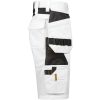 Hantverksshorts Dam 2337 Semistretch Vit Svart Jobman – miniatyr 2