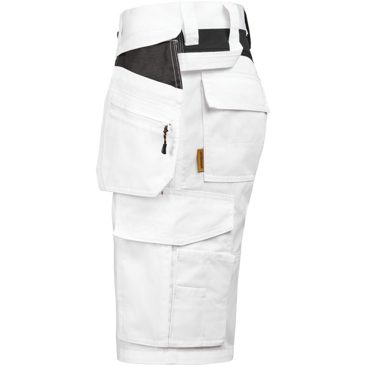 Hantverksshorts Dam 2337 Semistretch Vit Svart Jobman – bild 4