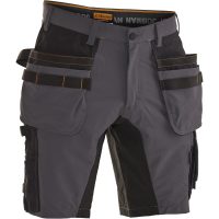 Hantverksshorts Stretch 2196 Advanced Mörkgrå/Svart Jobman
