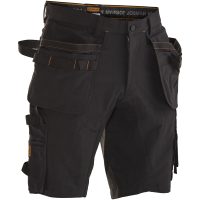 Hantverksshorts Stretch 2196 Advanced Svart Jobman