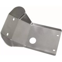Hasplåt Aluminium Silver MOOSE RACING