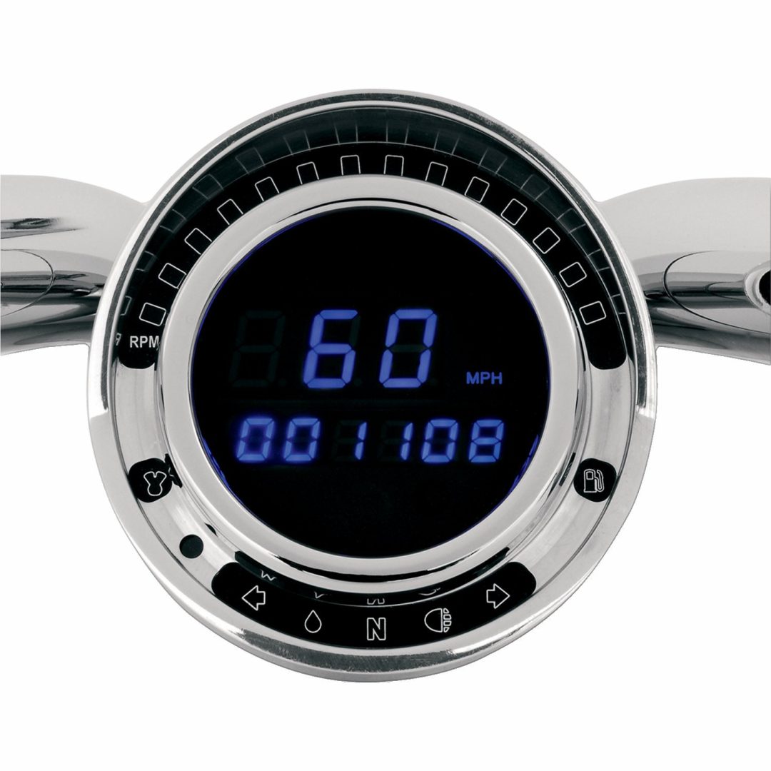 Hastighetsmätare Big Dog Direct Plug-in Elektronisk DAKOTA DIGITAL SPEEDO BIG DOG BLUE
