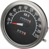 Hastighetsmätare Fl-stil Mekanisk Km/h DRAG SPECIALTIES