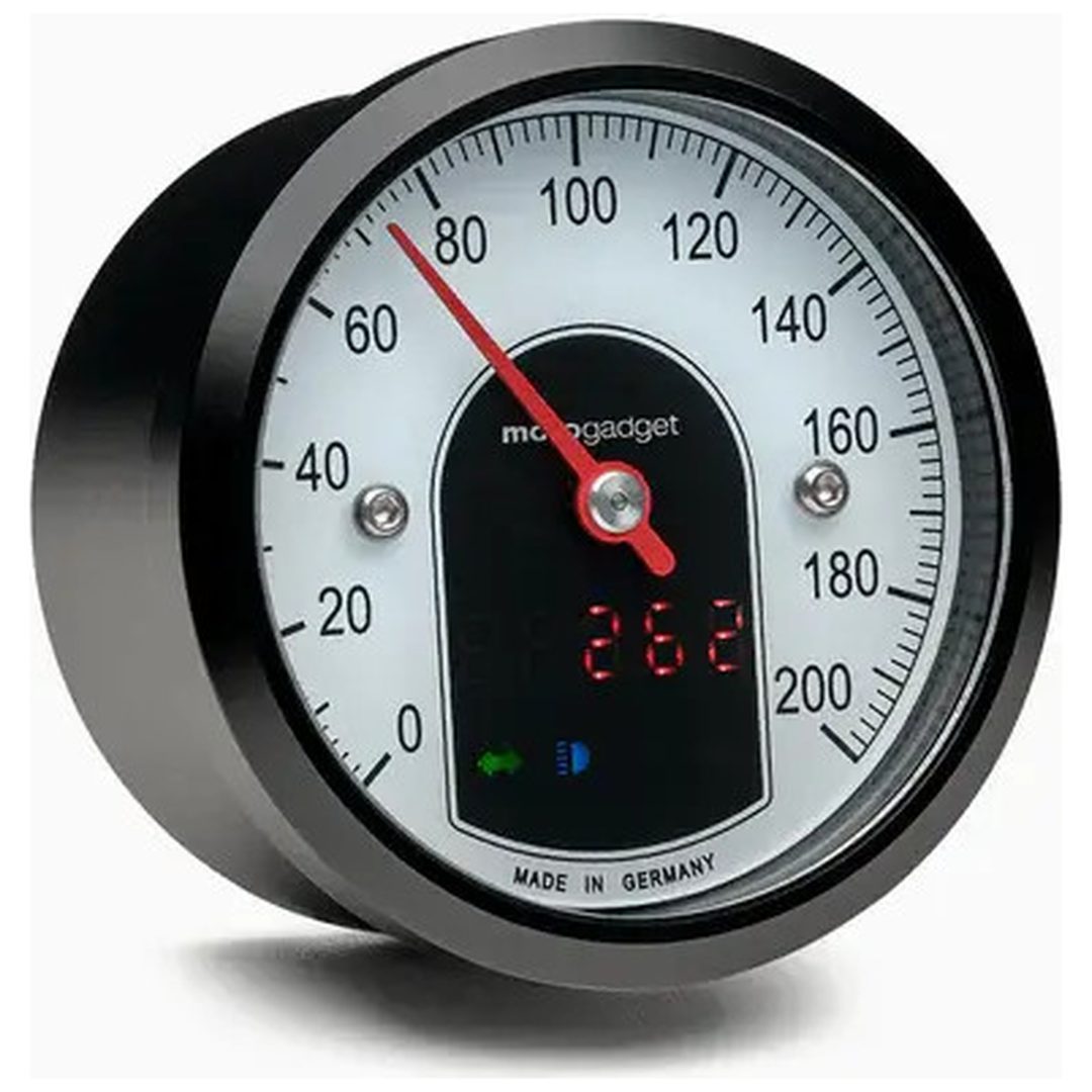 Hastighetsmätare Motoscope Tiny Analog Motogadget Svart – bild 2