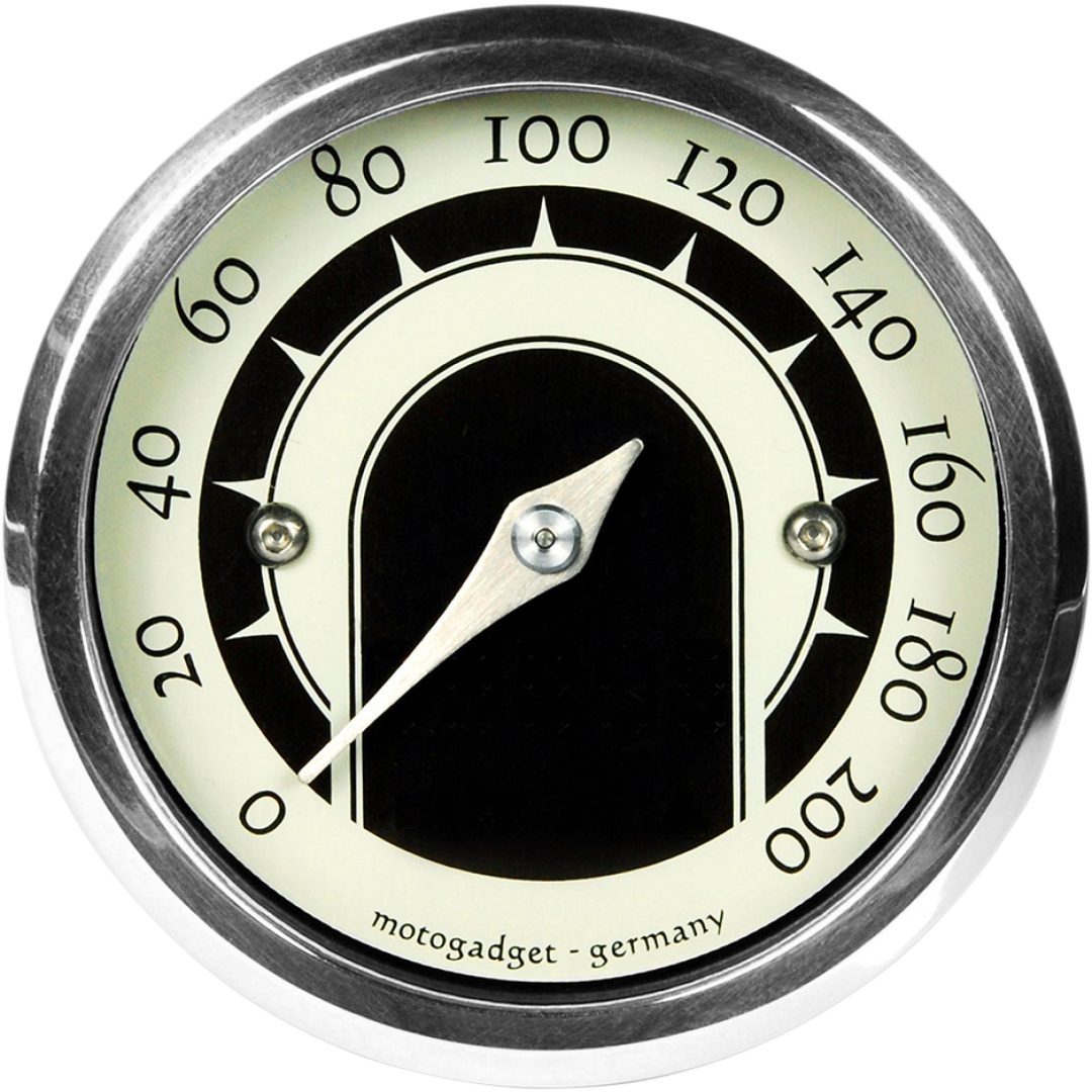 Hastighetsmätare Mst Flerfunktion MOTOGADGET ANALOGUE-SPEEDO 49MM BR – bild 2