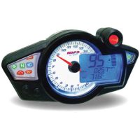 Hastighetsmätare RX1N GP Style Multifunktionell Vit Bakgrund KOSO