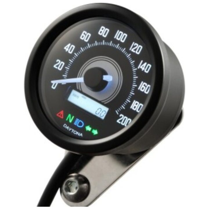 Hastighetsmätare Velona 60 Vit LED DAYTONA – bild 4