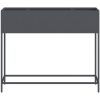 Hävdsodlingslåda Antracit Stål vidaXL 100 x 26 x 82 cm – miniatyr 5