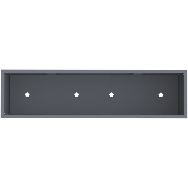 Hävdsodlingslåda Antracit Stål vidaXL 100 x 26 x 82 cm – bild 7