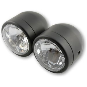 Headlight set, high beam + dipped beam SHIN YO