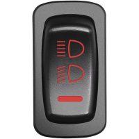 HEADLIGHT SWITCH POLARIS RED MSE