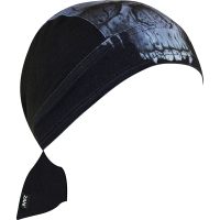 Headwrap Sportflex Classic Bandana Svart Orange Vit ZAN HEADGEAR