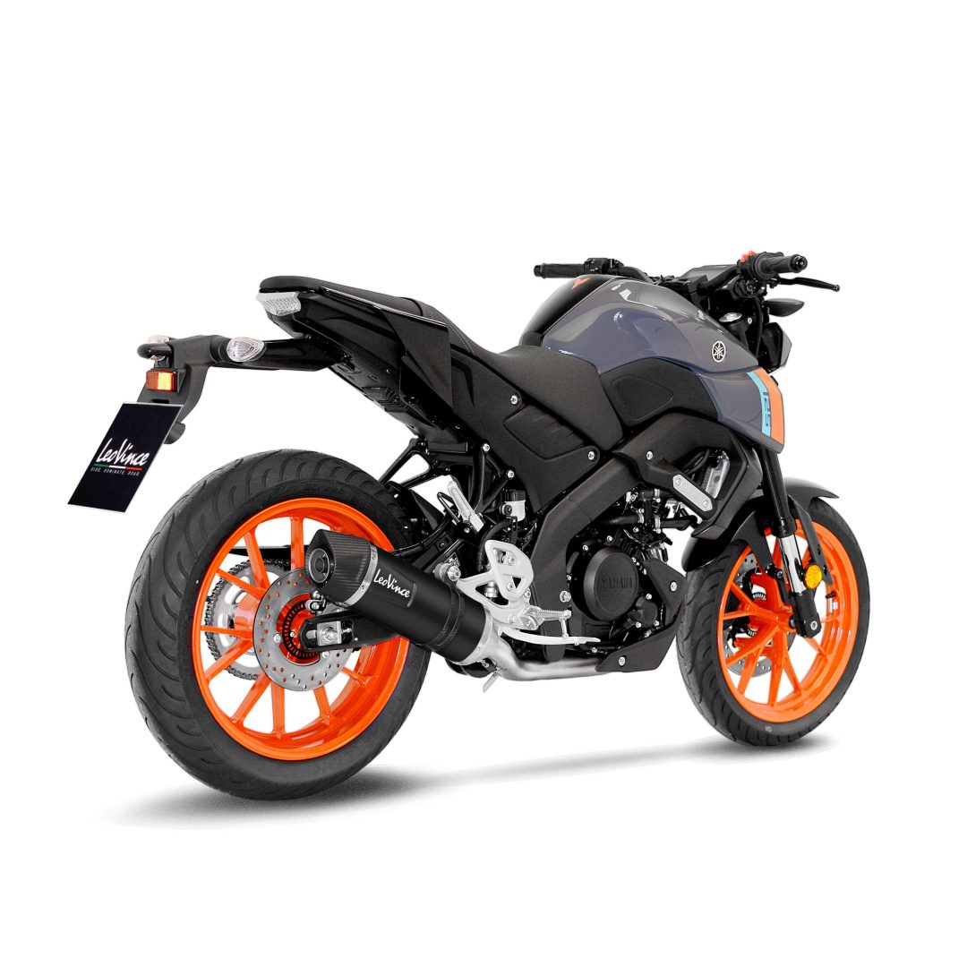 Helsystem 1-1 LV One Evo Black Edition Rostfritt LeoVince Rostfritt – bild 3