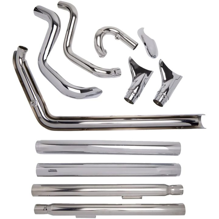 Helsystem 2-1 Bad Hombre Duals Rak Aluminium/Stål COBRA EXHAUST TD FLT SFTL 12-15 – bild 4