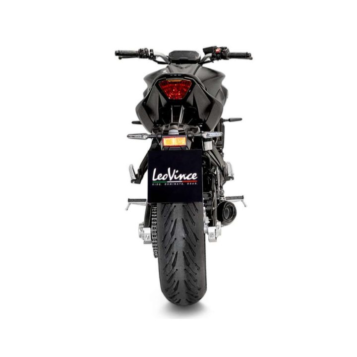 Helsystem 2-1 LV One Evo Rostfritt LeoVince Slash-cut – bild 4