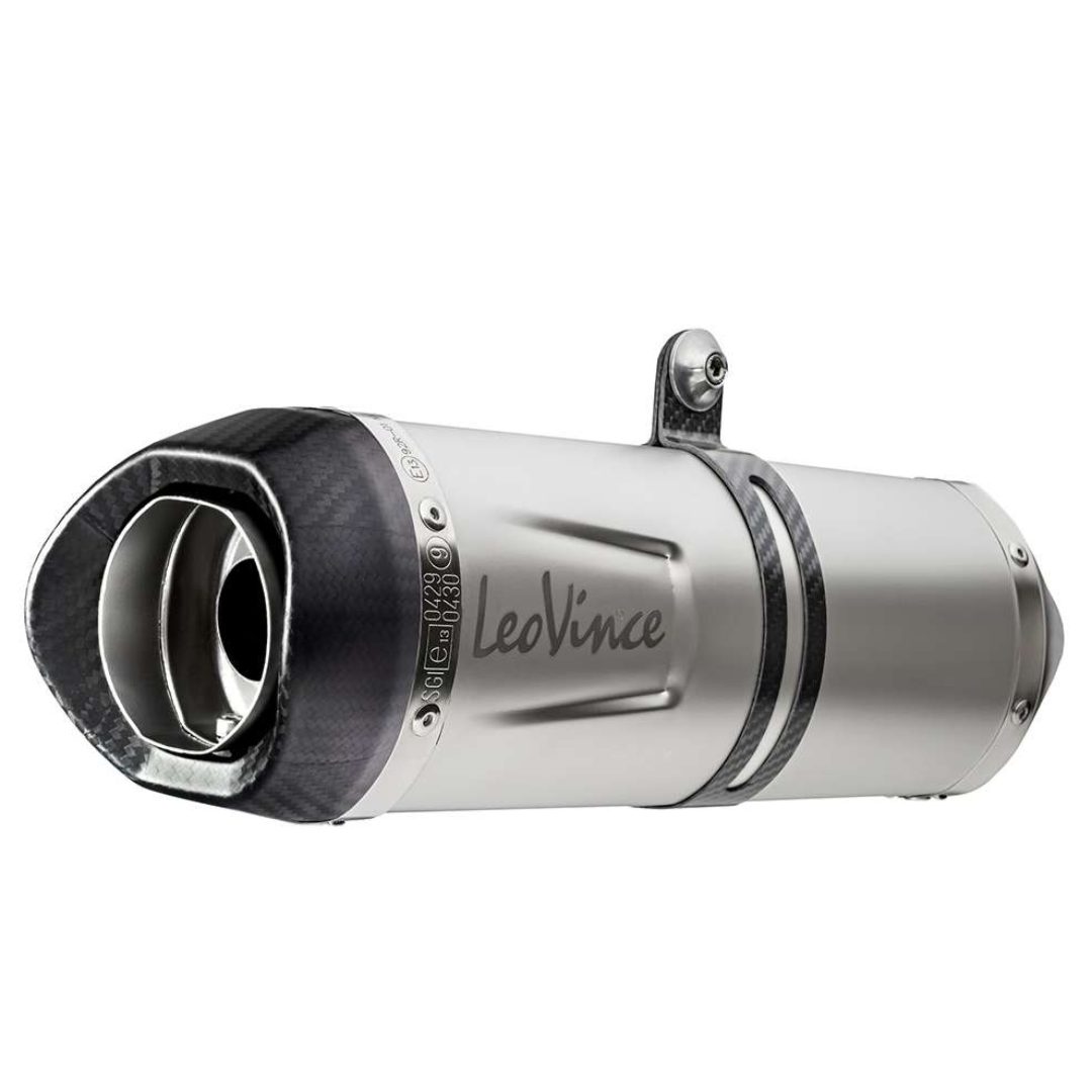 Helsystem 2-1 LV One Evo Rostfritt LeoVince Slash-cut