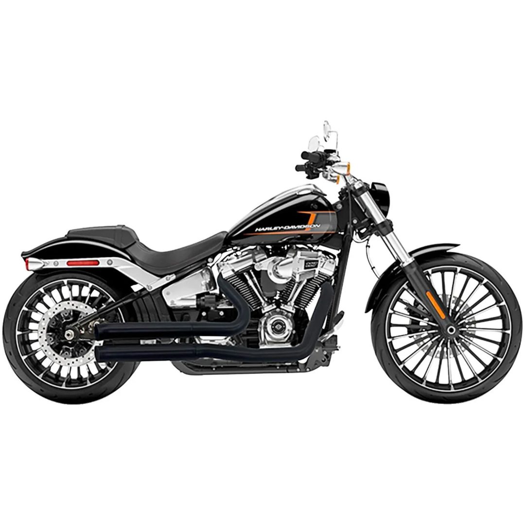 Helsystem 2-2 Pro Street BASSANI XHAUST Turn-out / Svart – bild 3