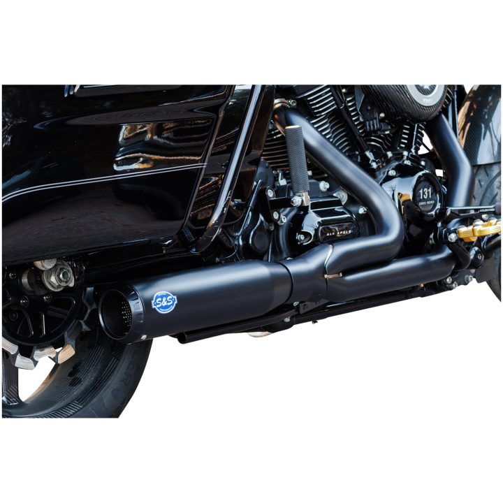 Helsystem 2-into-1 Qualifier Svart Guardian Svart S&S CYCLE Avgassystem – bild 2