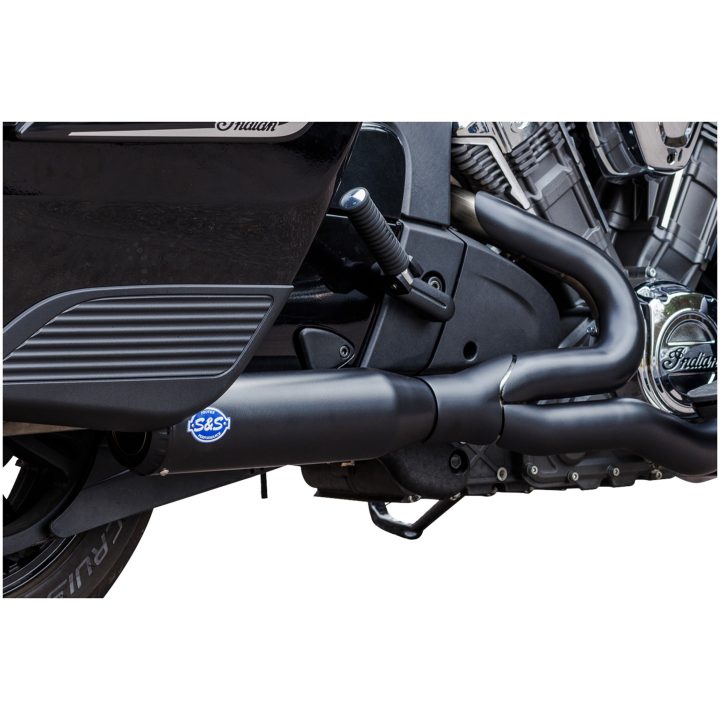 Helsystem 2-into-1 Qualifier Svart S&S CYCLE Avgassystem – bild 2