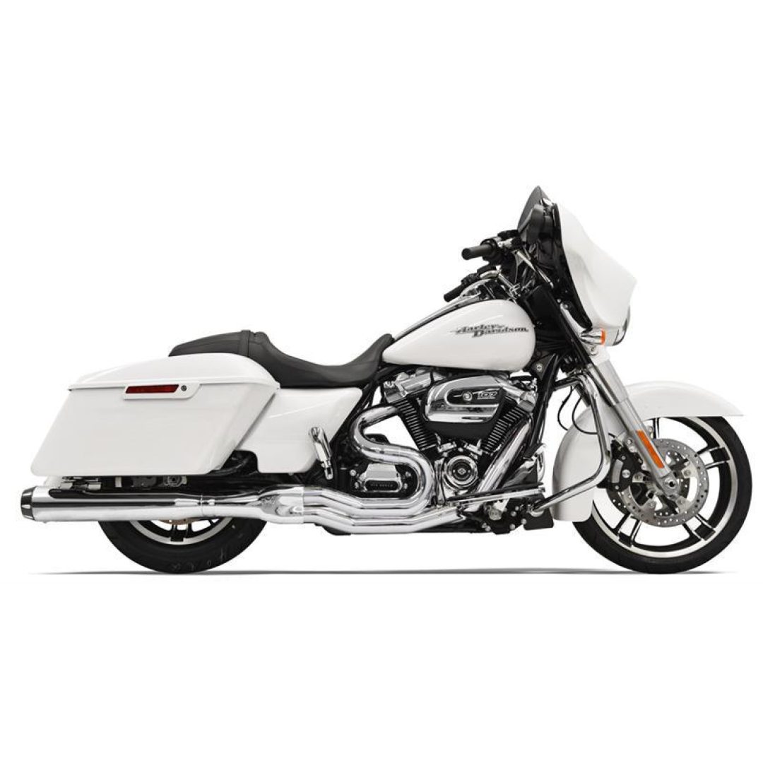 Helsystem B4 2-1 BASSANI XHAUST Chrome / Rak dämpare