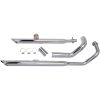 Helsystem Drag Pipe COBRA Chrome / Slash-Cut – miniatyr 2