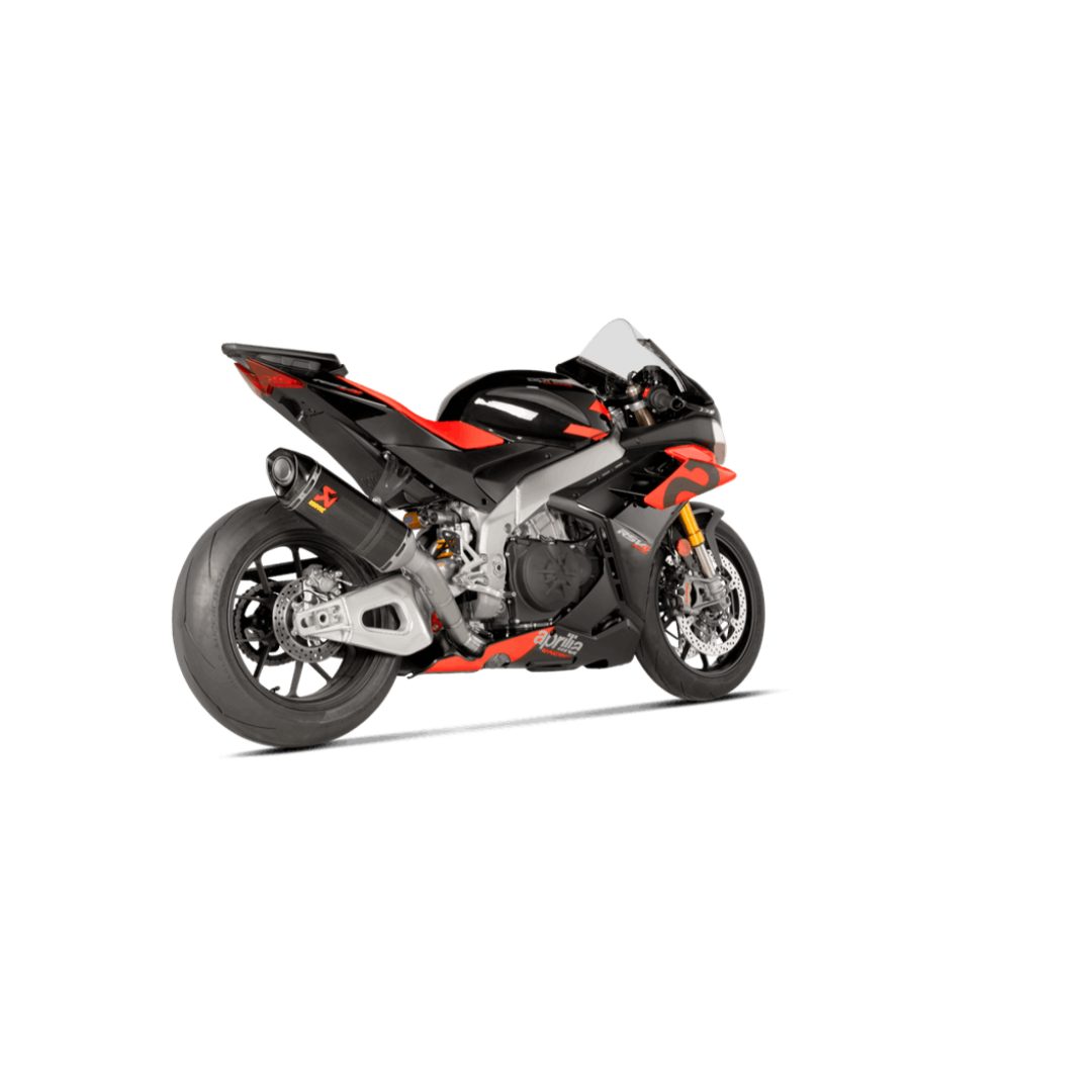 Helsystem Evolution 4-i-1 Kolfiber/Titan Akrapovic Ljuddämpare