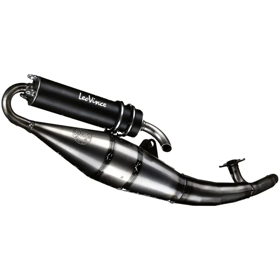 Helsystem Hand Made TT Black Edition Svart Rostfritt Stål LEOVINCE