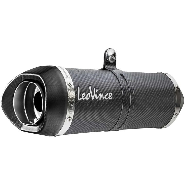 Helsystem LV One Evo Kolfiber LeoVince Slash-cut – bild 5