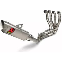 Helsystem Racing 1-i-1 Kolfiber/Rostfritt Stål Akrapovic