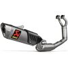 Helsystem Racing 1-i-1 Kolfiber/Rostfritt Stål Akrapovic – miniatyr 1
