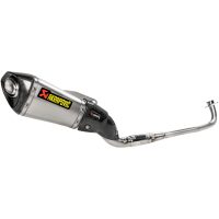 Helsystem Racing 1-i-1 Kolfiber/Rostfritt Stål/Titan Akrapovic