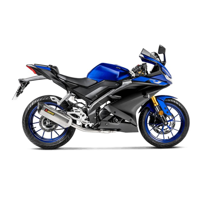 Helsystem Racing 1-i-1 Kolfiber/Titan Akrapovic svart/silver – bild 4