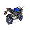 Helsystem Racing 1-i-1 Kolfiber/Titan Akrapovic svart/silver – miniatyr 2