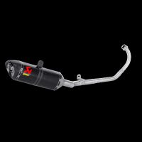 Helsystem Racing 1-i-1 Rostfritt Stål/Kolfiber Akrapovic