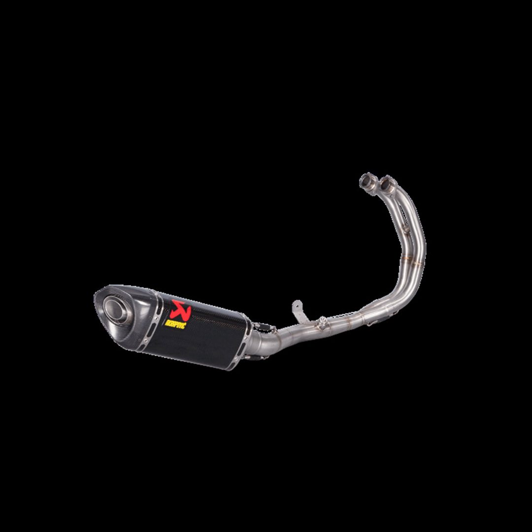 Helsystem Racing 2-i-1 Rostfritt Stål/Kolfiber Akrapovic