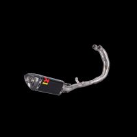 Helsystem Racing 2-i-1 Rostfritt Stål/Kolfiber Akrapovic