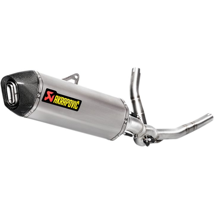 Helsystem Racing 2-i-1 Rostfritt Stål/Titan Akrapovic Natural – bild 2