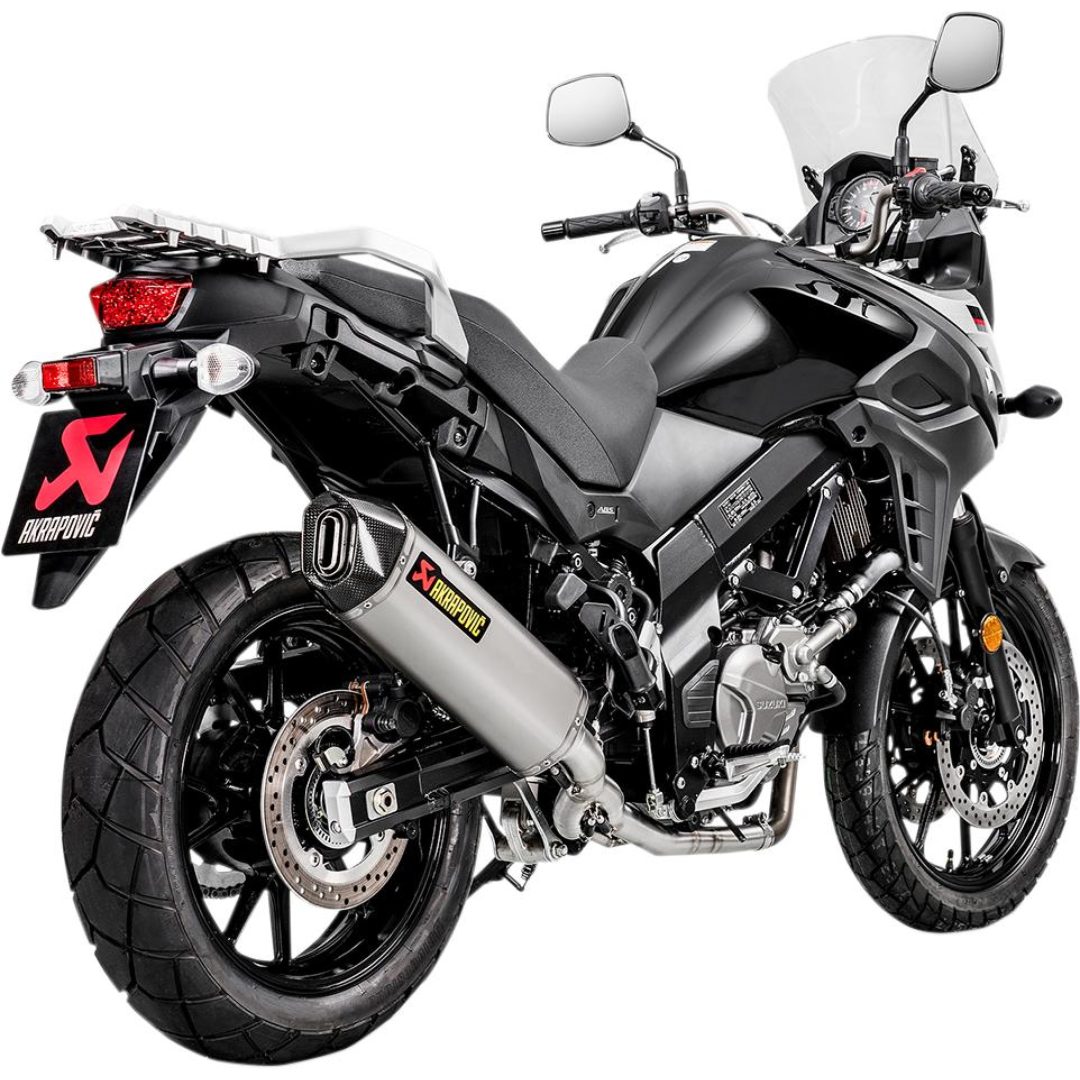 Helsystem Racing 2-i-1 Rostfritt Stål/Titan Akrapovic Natural