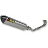 Helsystem Racing 2-i-1 Rostfritt Stål/Titan Akrapovic Silver – miniatyr 2