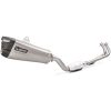 Helsystem Racing 2-i-1 Rostfritt Stål/Titan Akrapovic svart/silver – miniatyr 5
