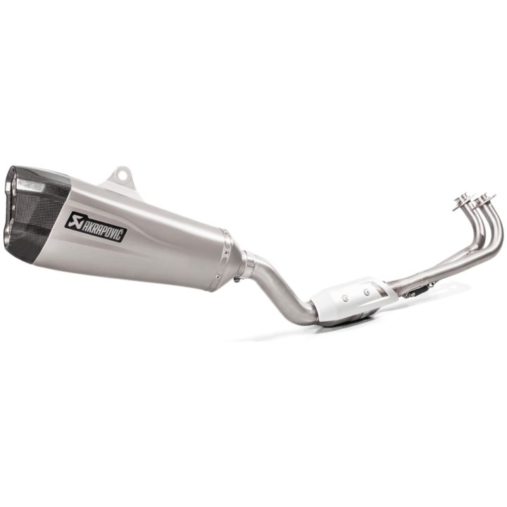 Helsystem Racing 2-i-1 Rostfritt Stål/Titan Akrapovic svart/silver – bild 5