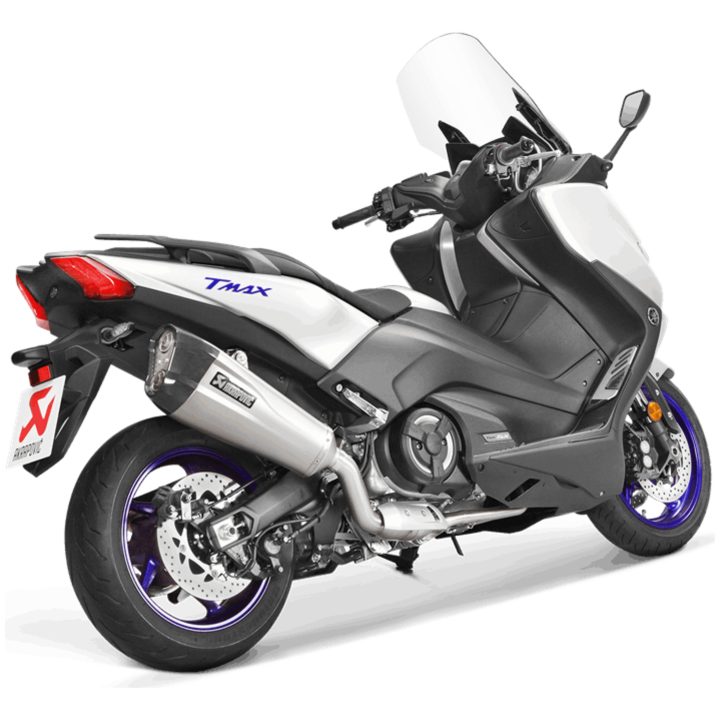 Helsystem Racing 2-i-1 Rostfritt Stål/Titan Akrapovic svart/silver – bild 3