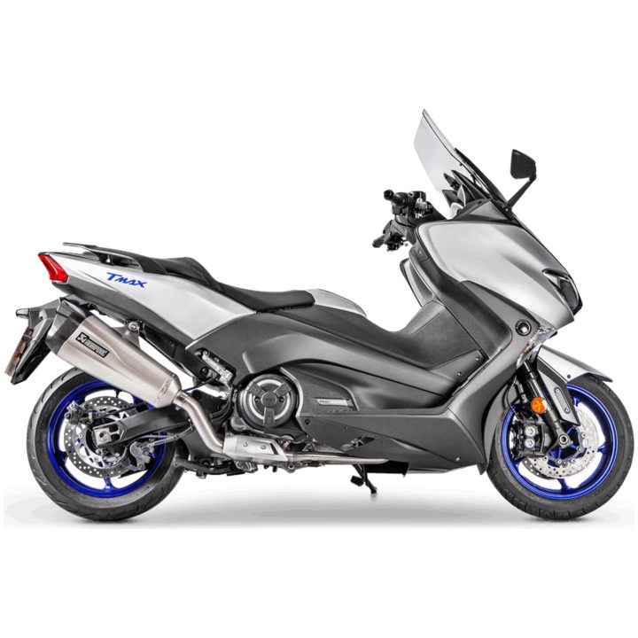 Helsystem Racing 2-i-1 Rostfritt Stål/Titan Akrapovic svart/silver – bild 2