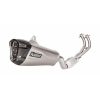 Helsystem Racing 2-i-1 Rostfritt Stål/Titan Akrapovic svart/silver – miniatyr 1