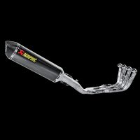 Helsystem Racing 4-i-1 Kolfiber/Rostfritt Stål Akrapovic