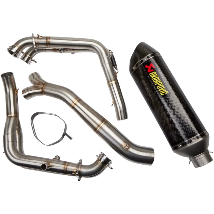 Helsystem Racing 4-i-1 Rostfritt Stål/Kolfiber Akrapovic – bild 2