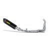 Helsystem Racing 4-i-1 Rostfritt Stål/Kolfiber Akrapovic Svart – miniatyr 1