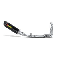Helsystem Racing 4-i-1 Rostfritt Stål/Kolfiber Akrapovic